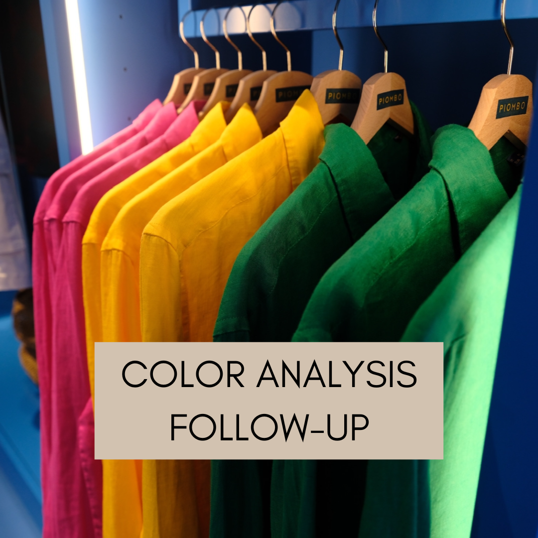 Color Analysis Follow Up Wardrobe Audit Shopping List The Outfit Curator