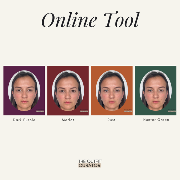 Online Color Analysis Tool For Color Analysts with Pantone Color Names