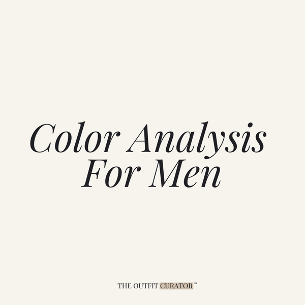 In Person Color Analysis for Men