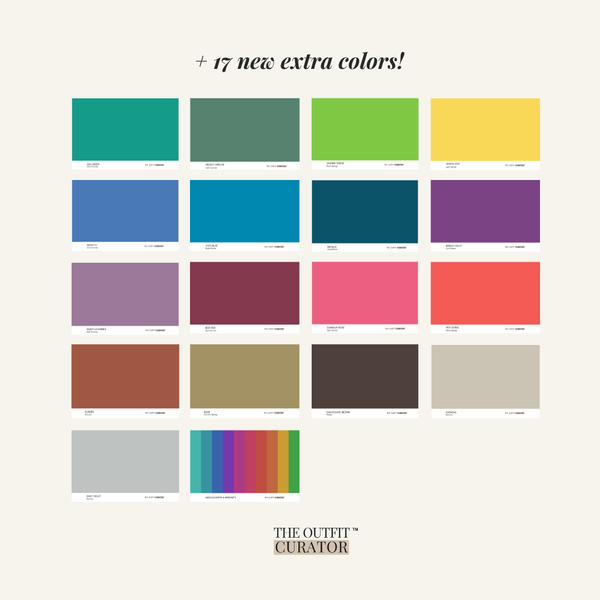 Color Analysis Professional Drapes - Full Set
