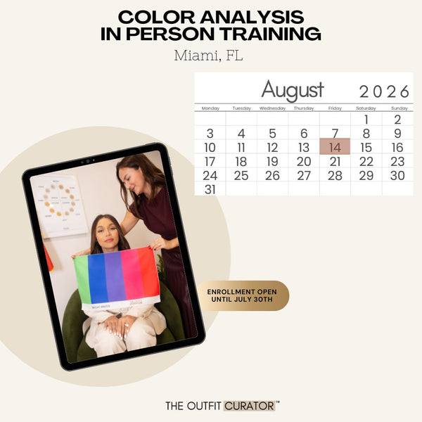 In Person Color Analysis Expert Training in Miami, FL