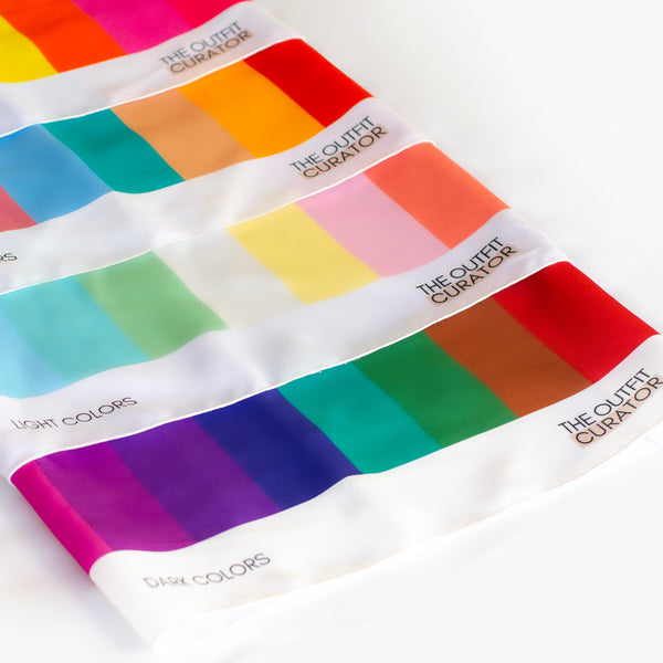 Color Analysis Drapes Striped Set