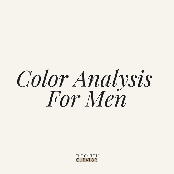 In Person Color Analysis for Men