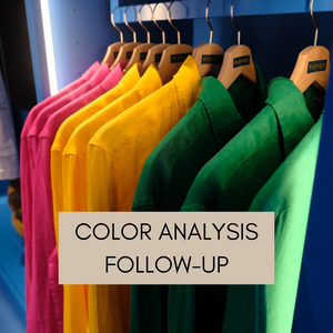 Color Analysis Follow-Up: Wardrobe Audit + Shopping List
