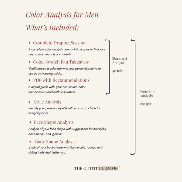 In Person Color Analysis for Men