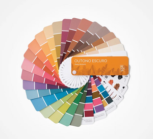 Color Swatch Fan with 35 Colors for Season Type Cool Summer